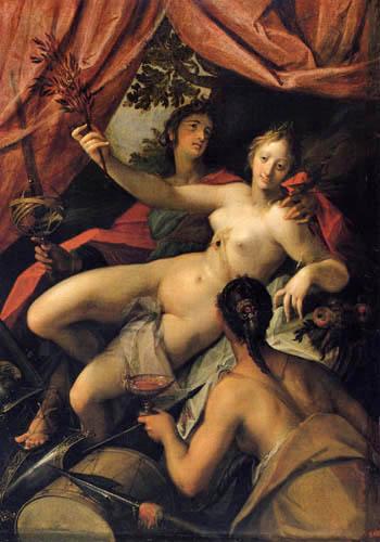Hans von Aachen Allegory of Peace Art and Abundance oil painting picture
